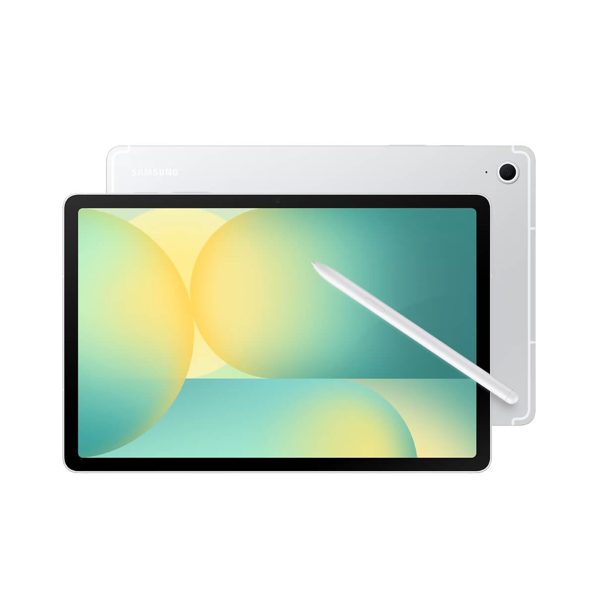 SAMSUNG Tab S10 FE Wi-Fi (8G/128G) 銀色正反面外觀圖