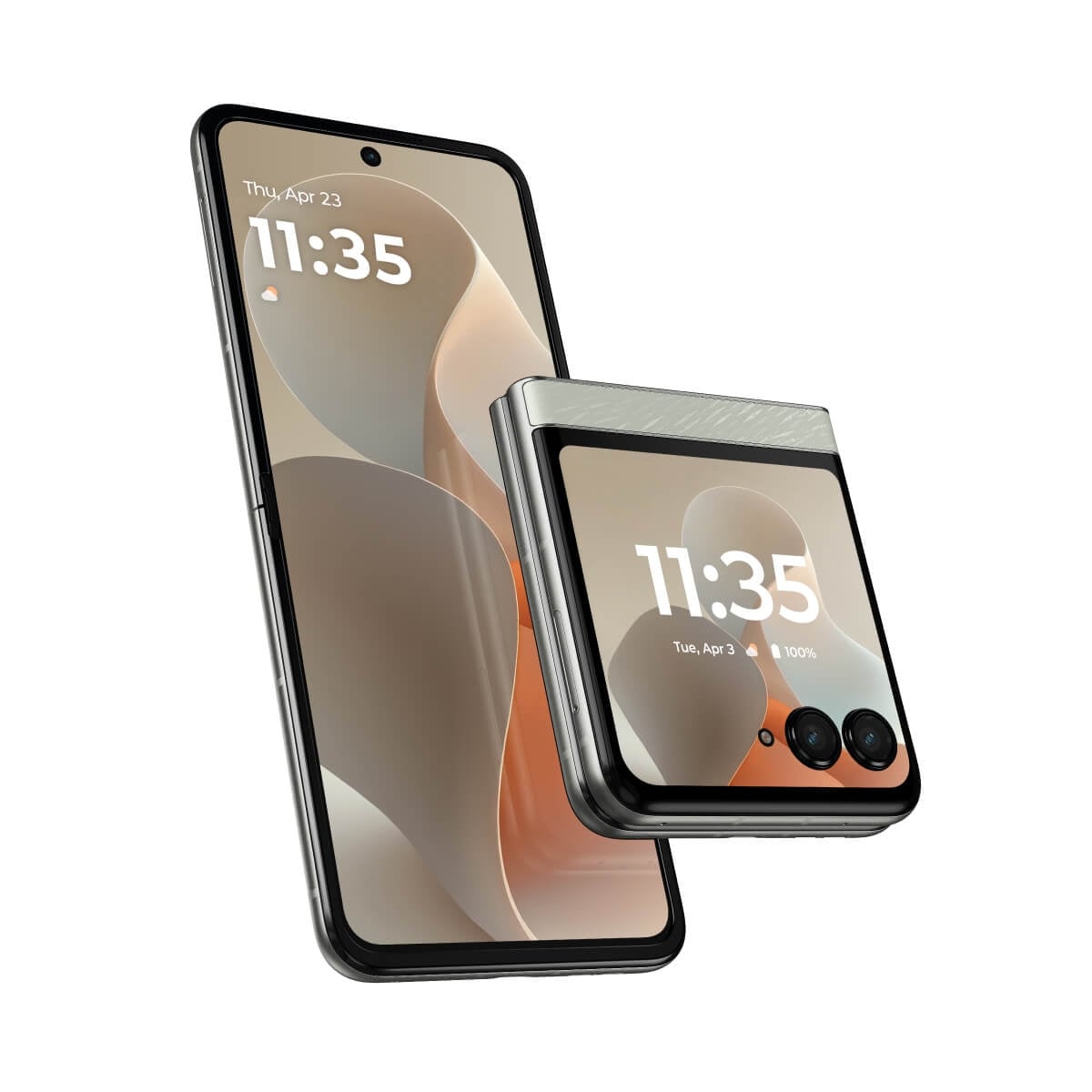 Motorola Razr 60（8G/256G）摺疊 灰色摺合外觀圖