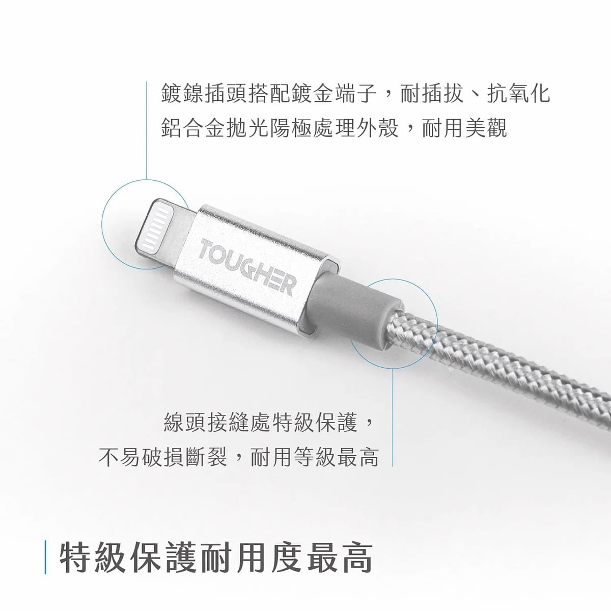 相簿_TOUGHER USB-A to Type-C金屬編織傳輸線_1.2m_3