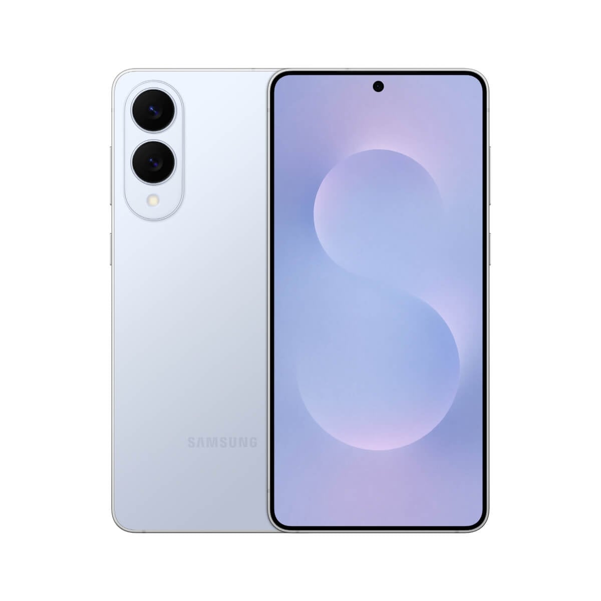 SAMSUNG S25 Edge (12G/512G) 藍色正反面外觀圖