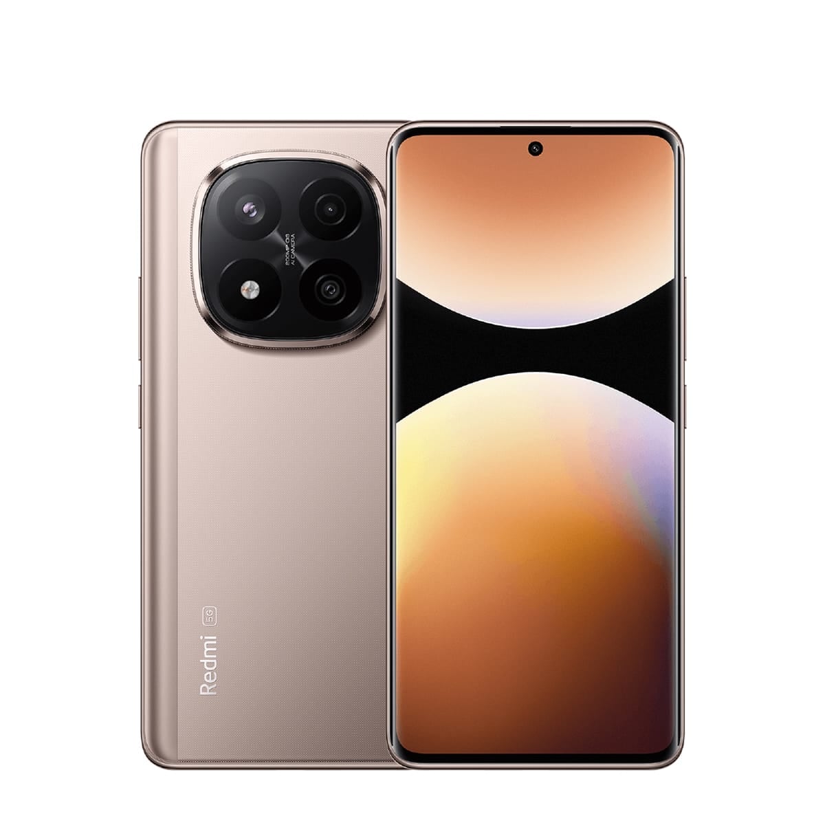 紅米 Note 14 Pro+ (12G/512G) 金色正反面外觀圖