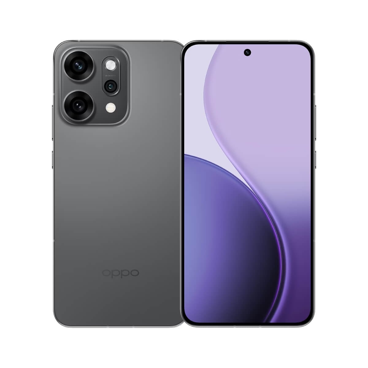 OPPO Reno14 Pro（12G/512G）灰色正反面外觀圖