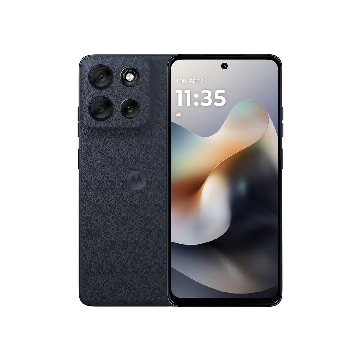 Motorola Moto g56（8G/128G）黑色正反面外觀圖