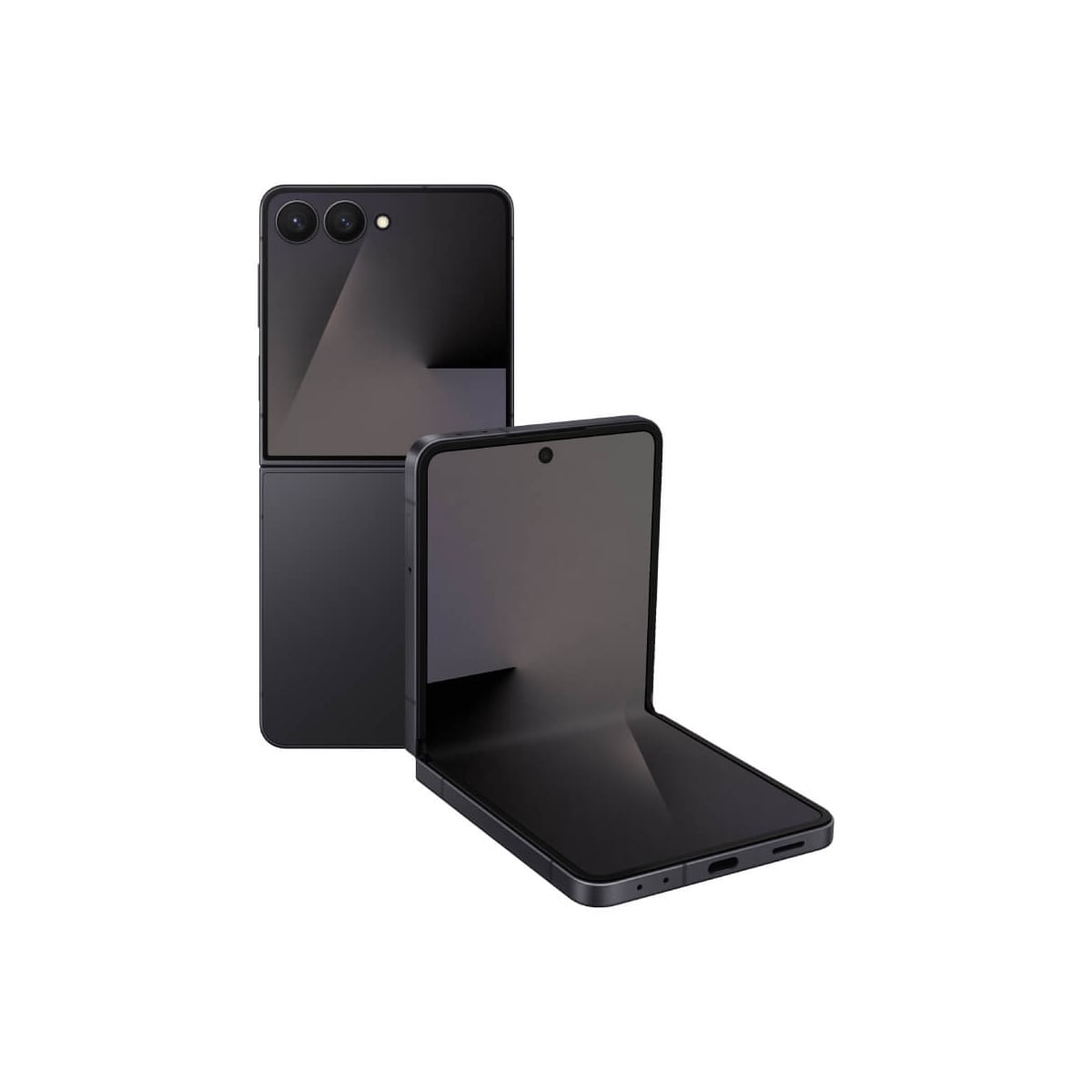 SAMSUNG Z Flip7 (12G/512G) 黑色正反面外觀圖