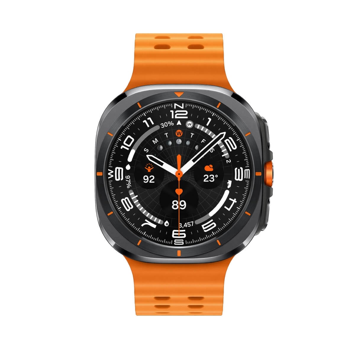 SAMSUNG Watch Ultra 47mm (2025) 鈦霧灰正面外觀圖