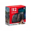 任天堂 Nintendo Switch 2 瑪利歐賽車世界主機組合盒裝，紅色外盒，主機、Joy-Con 與遊戲畫面示意
