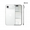 Apple iPhone Air 512GB 雲白色正反面外觀圖