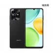 HONOR X6d (8G/256G) 手機展示圖，暗夜黑色正反面外觀圖
