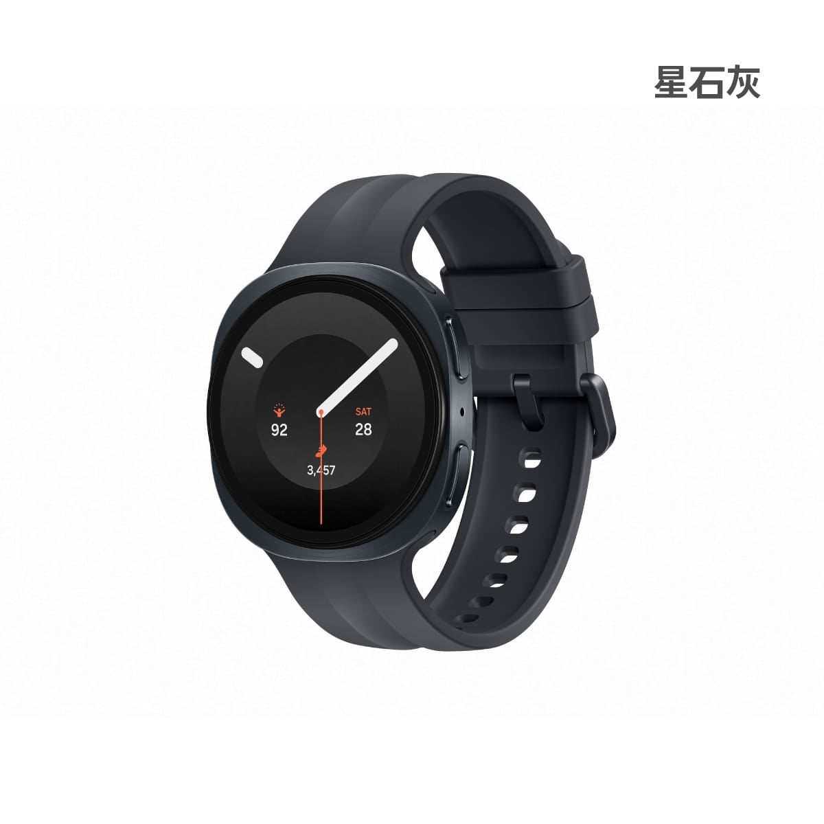 SAMSUNG Galaxy Watch 9 (40mm) GPS版 星石灰色正面外觀圖