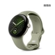 Google Pixel Watch 5 (45mm) Wi-Fi版智慧手錶展示圖，橄欖綠色正面外觀圖