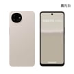 SHARP AQUOS wish6 (8G/256G) 手機展示圖，晨光白色正反面外觀圖