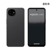 SHARP AQUOS wish6 (8G/128G) 手機展示圖，墨影黑色正反面外觀圖