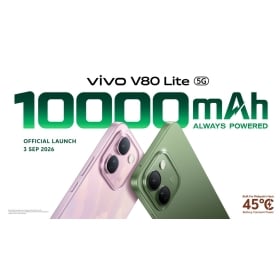 【快訊】不帶行動電源也可以？vivo V80 Lite 官宣搭載 10,000mAh 電池，將於馬來西亞發表