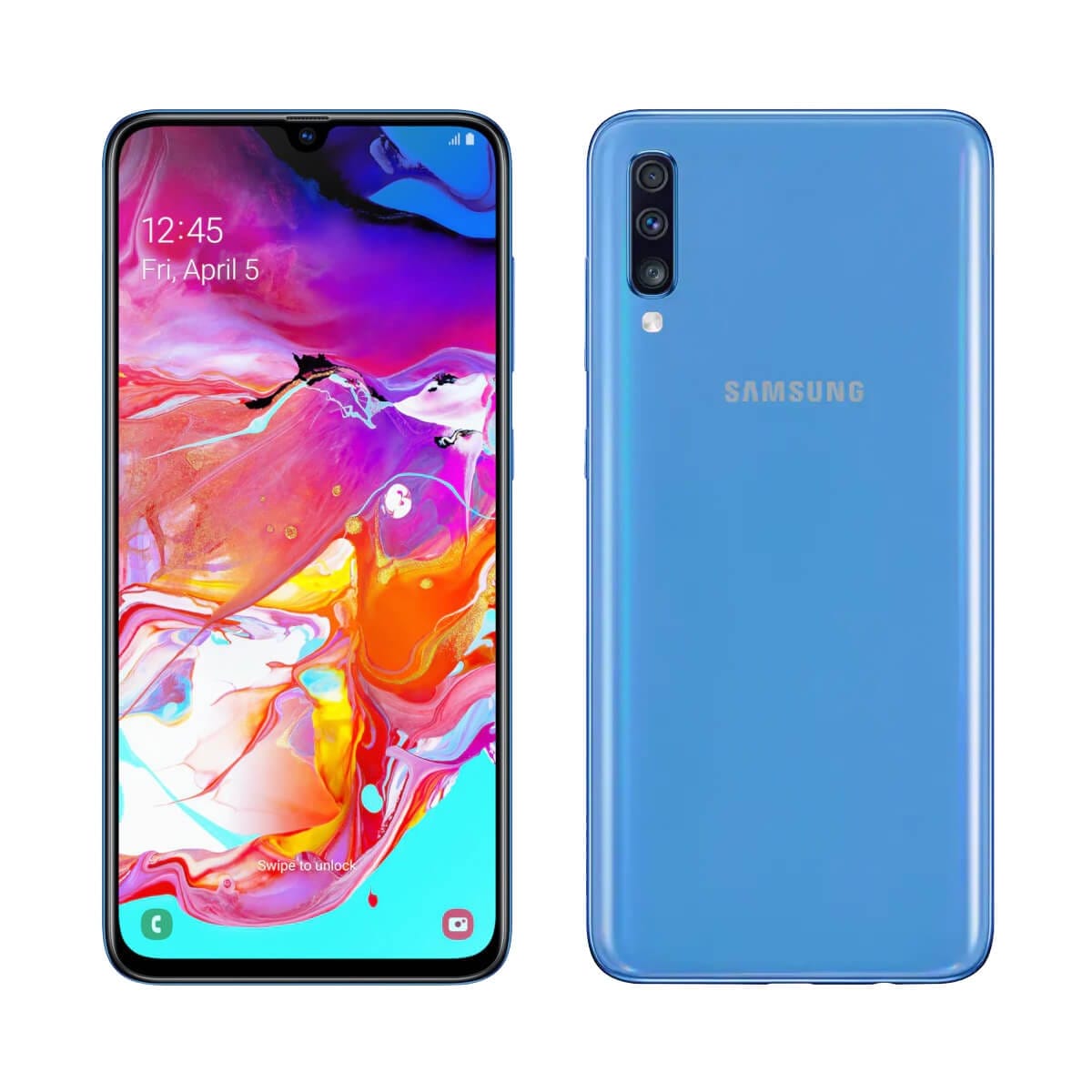 samsung-A70-blue