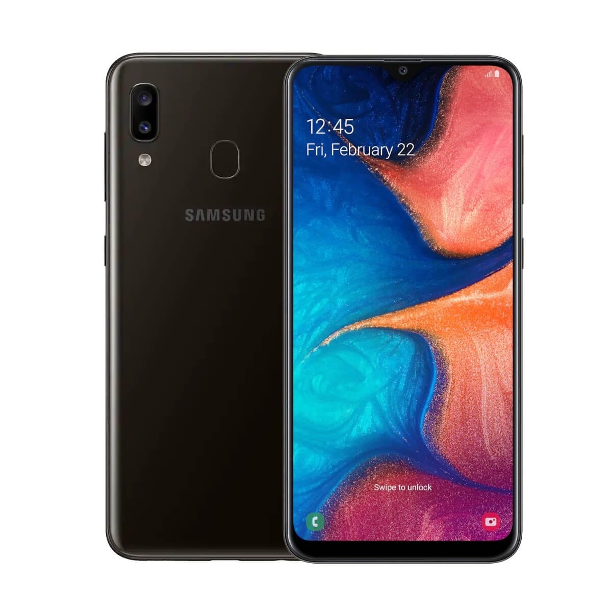 samsung-A20-black