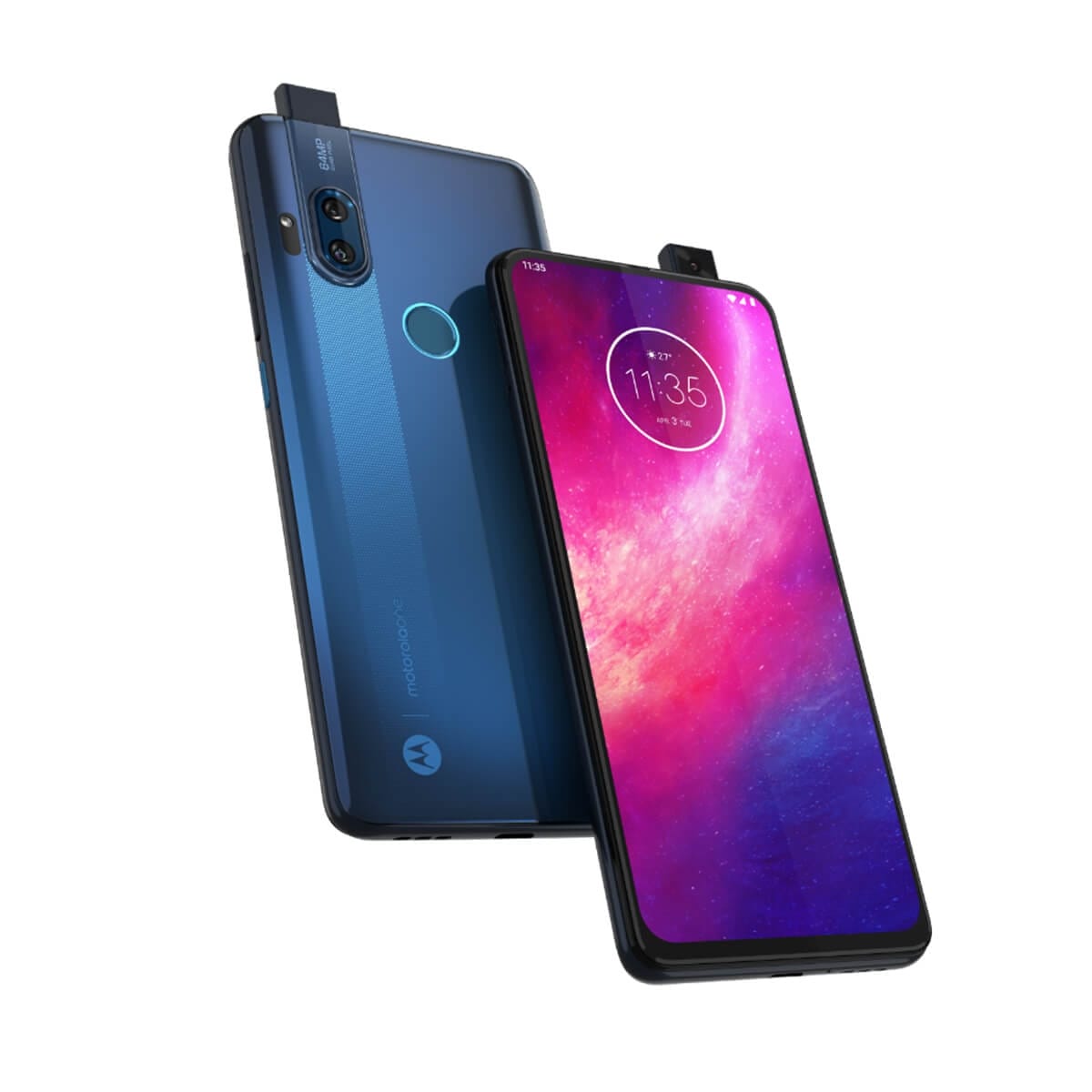 motorola-Moto One Hyper-blue