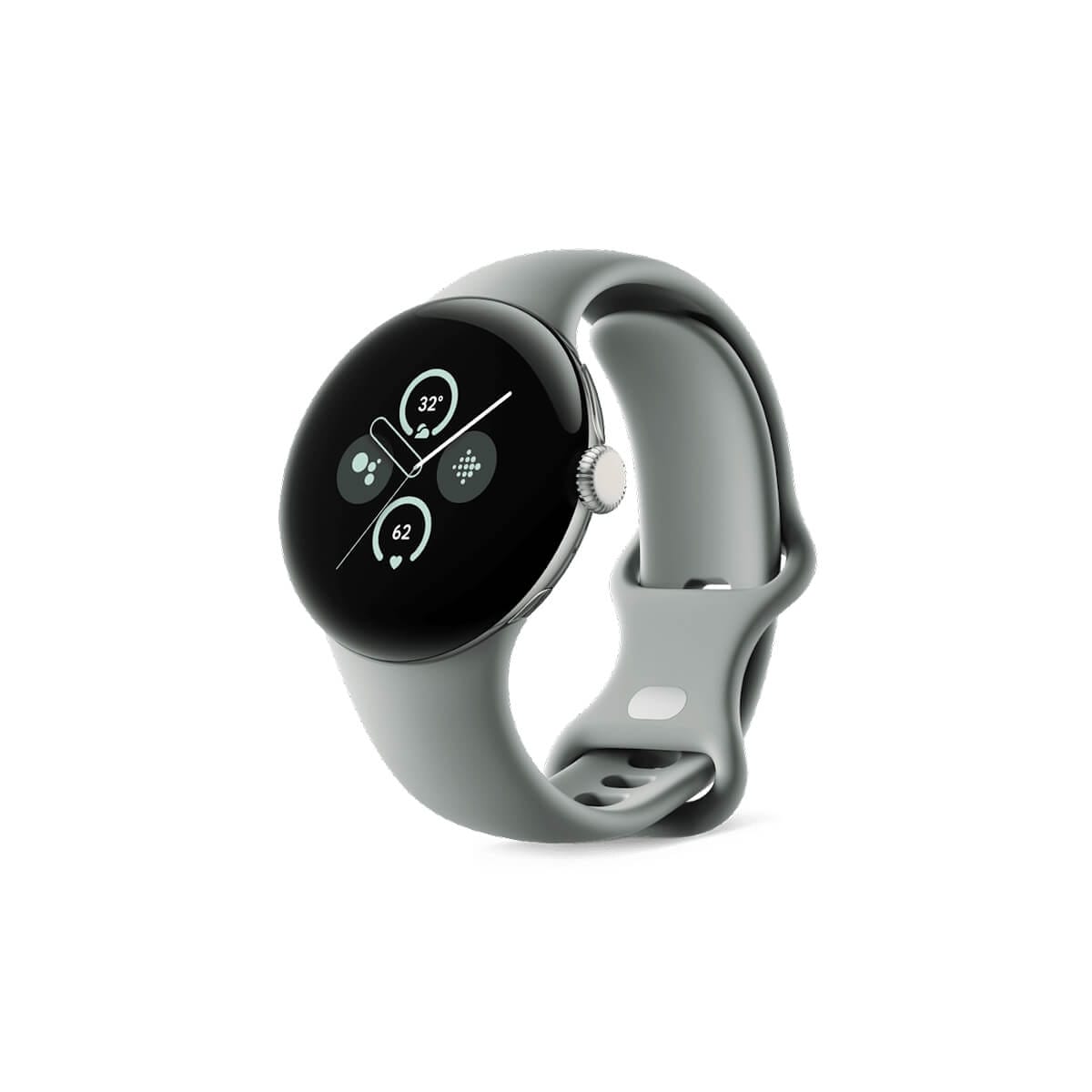 Google Pixel Watch 2 Wi-Fi 金色正面外觀圖
