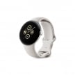 Google Pixel Watch 2 Wi-Fi 銀色正面外觀圖