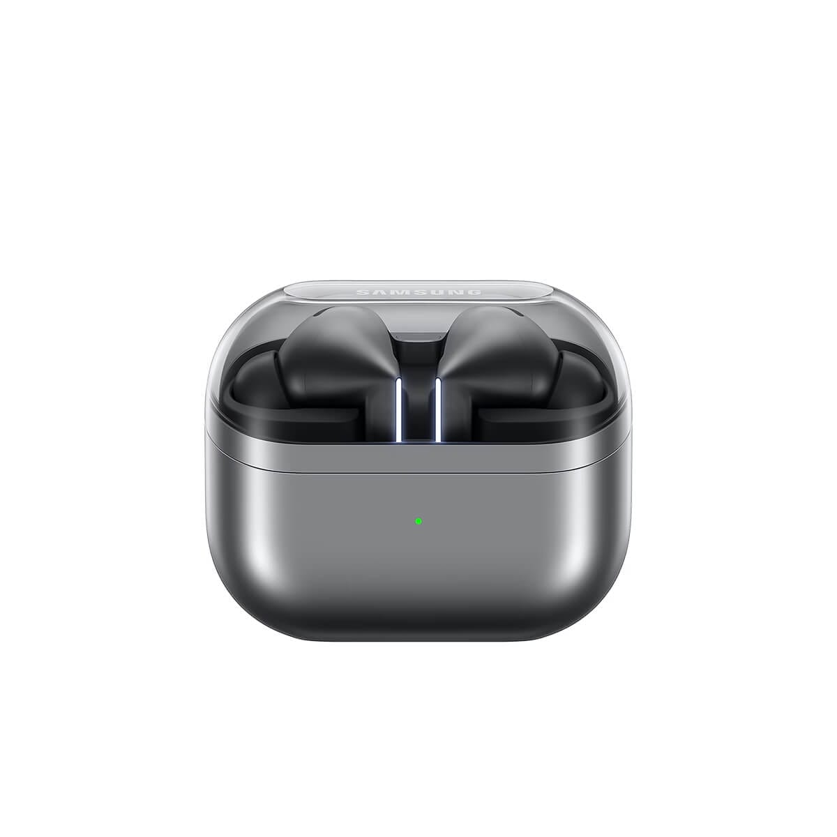 SAMSUNG Buds3 Pro 灰色正面外觀圖