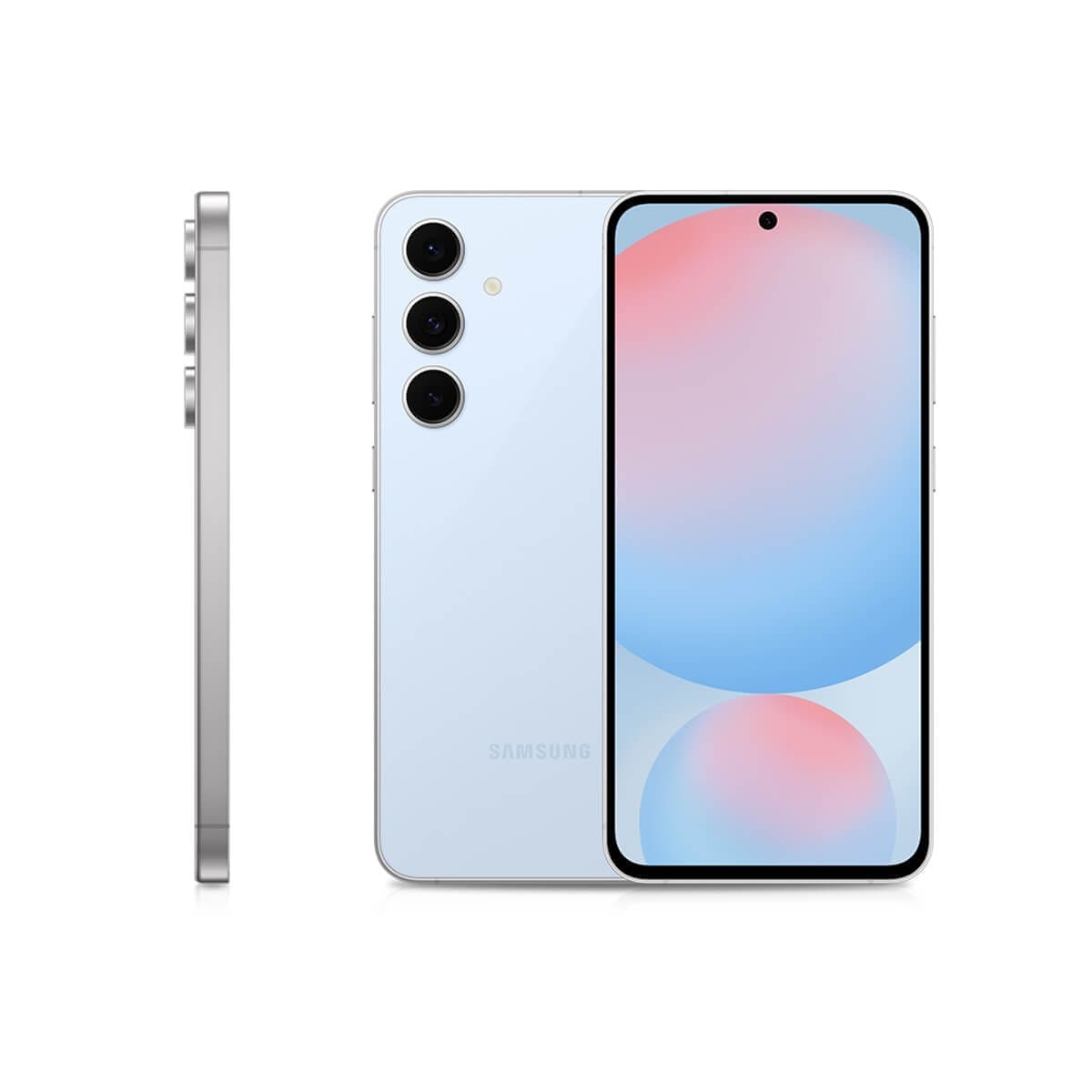 SAMSUNG S24 FE (8G/256G) 藍色正反面外觀圖
