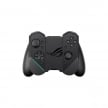 ASUS ROG Kunai Gamepad 遊戲控制器，黑色機身左右手把可拆式設計，中央 ROG 標誌，配置雙類比搖桿、方向鍵與多顆實體按鍵，支援行動裝置遊戲操作
