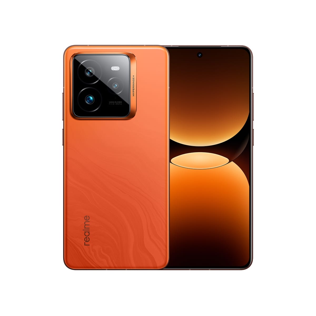 realme GT 7 Pro (12G/512G) 橘色正反面外觀圖