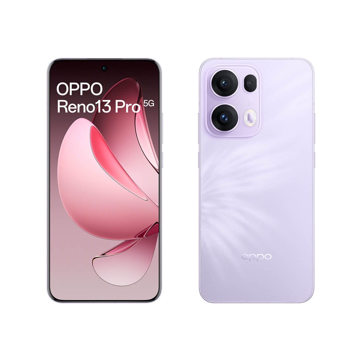 OPPO Reno13 Pro（12G/512G）紫色正反面外觀圖