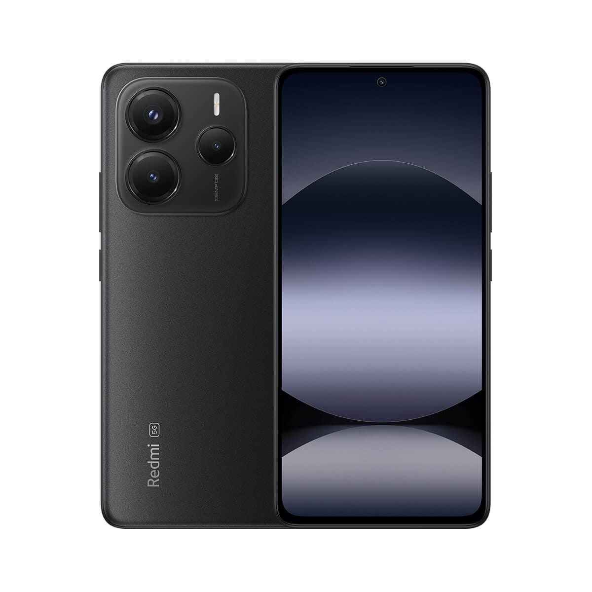 紅米 Note 14 5G (6G/128G) 黑色正反面外觀圖