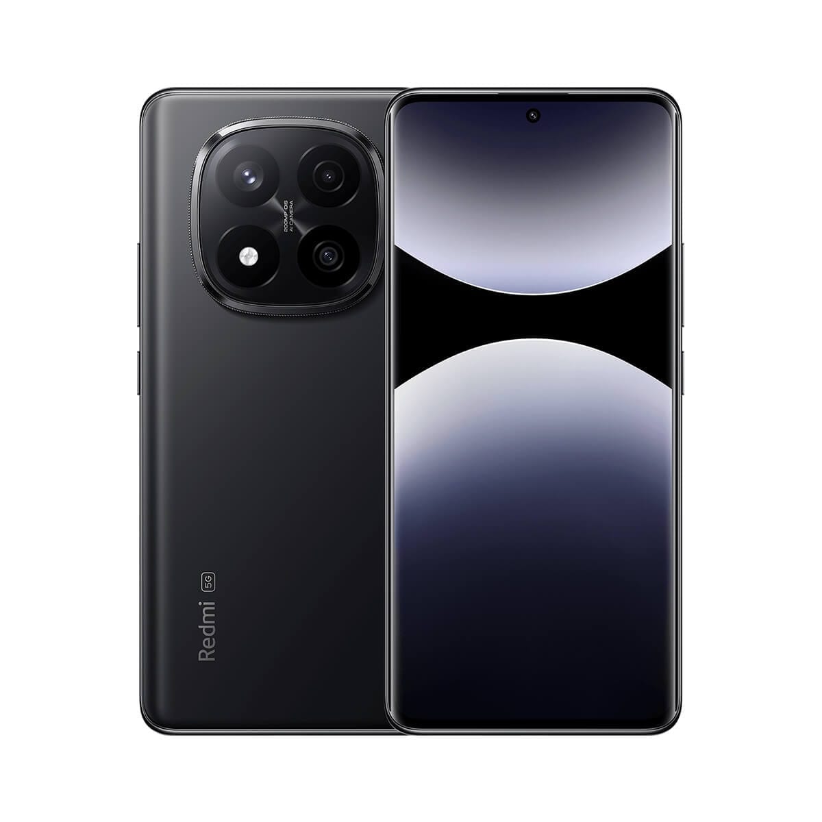 紅米 Note 14 Pro+ (12G/512G) 黑色正反面外觀圖
