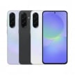 SAMSUNG Galaxy A36 5G (8G/256G) 智慧型手機，紫、黑、白三色機身與正面螢幕。