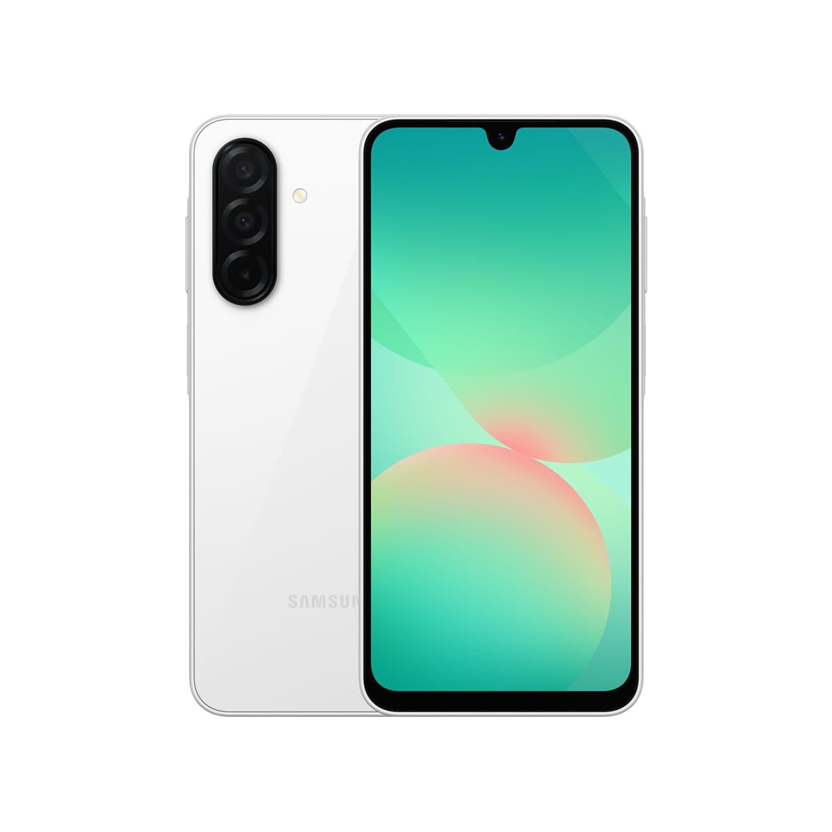 SAMSUNG A26 (8G/128G) 白色正反面外觀圖