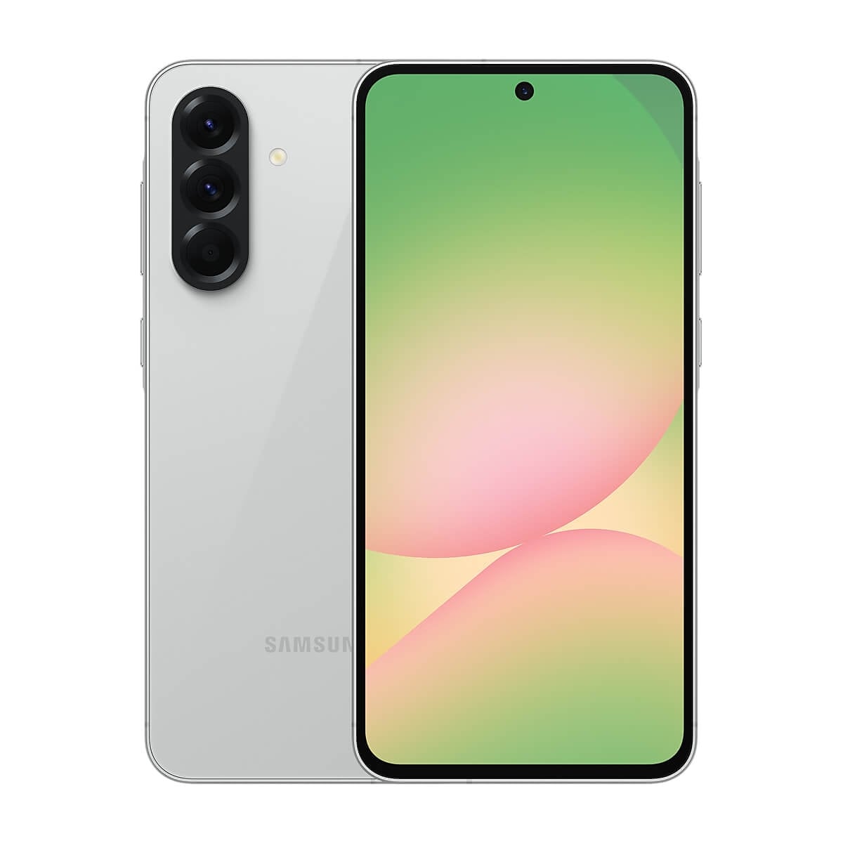 SAMSUNG A56 (8G/256G) Gray front and back view images