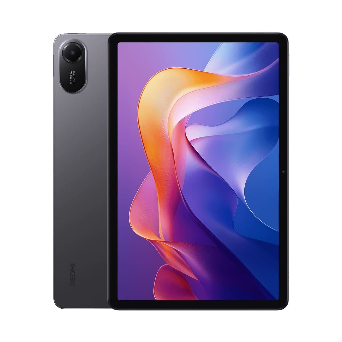 紅米 Redmi Pad 2 Wi-Fi (8G/256G) 灰色正反面外觀圖