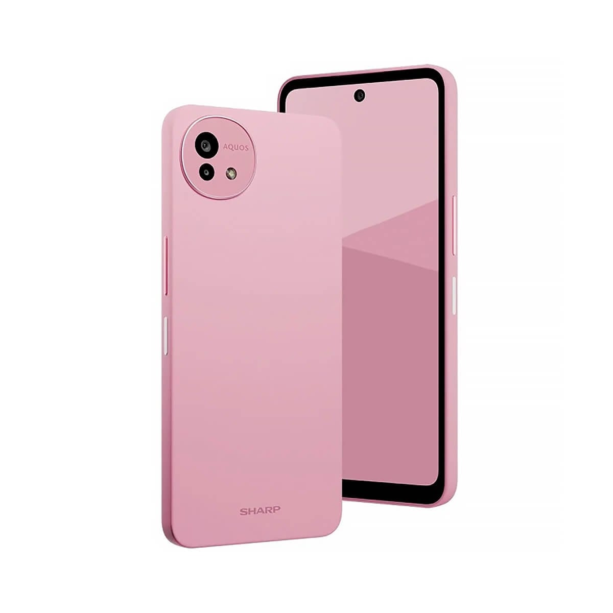 SHARP AQUOS wish5（8G/256G）粉色正反面外觀圖