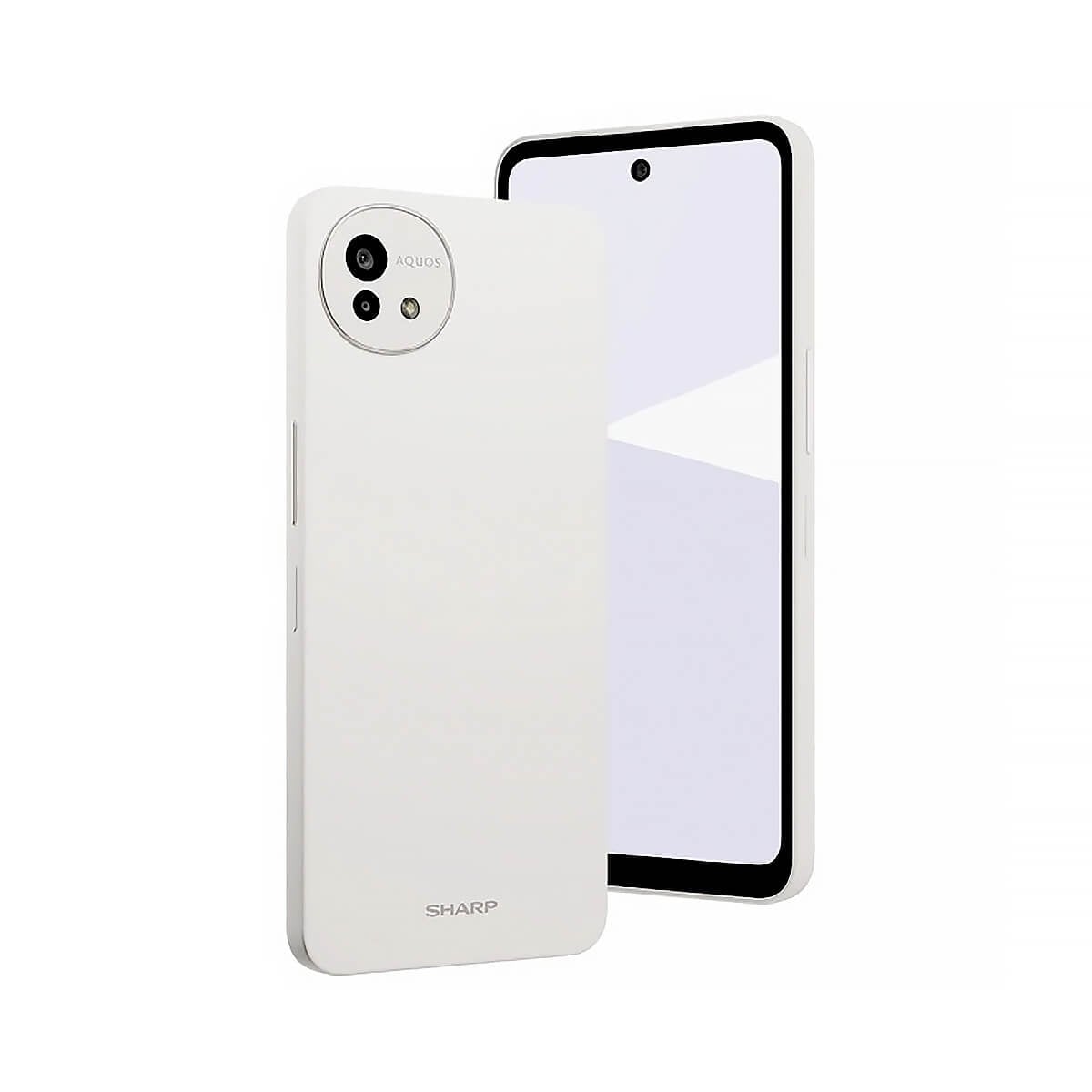 SHARP AQUOS wish5（8G/256G）白色正反面外觀圖