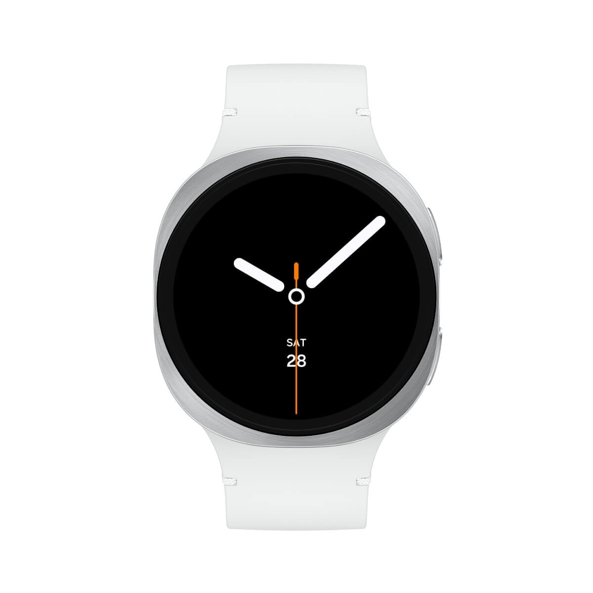 SAMSUNG Watch 8 44mm GPS版 銀色正面外觀圖