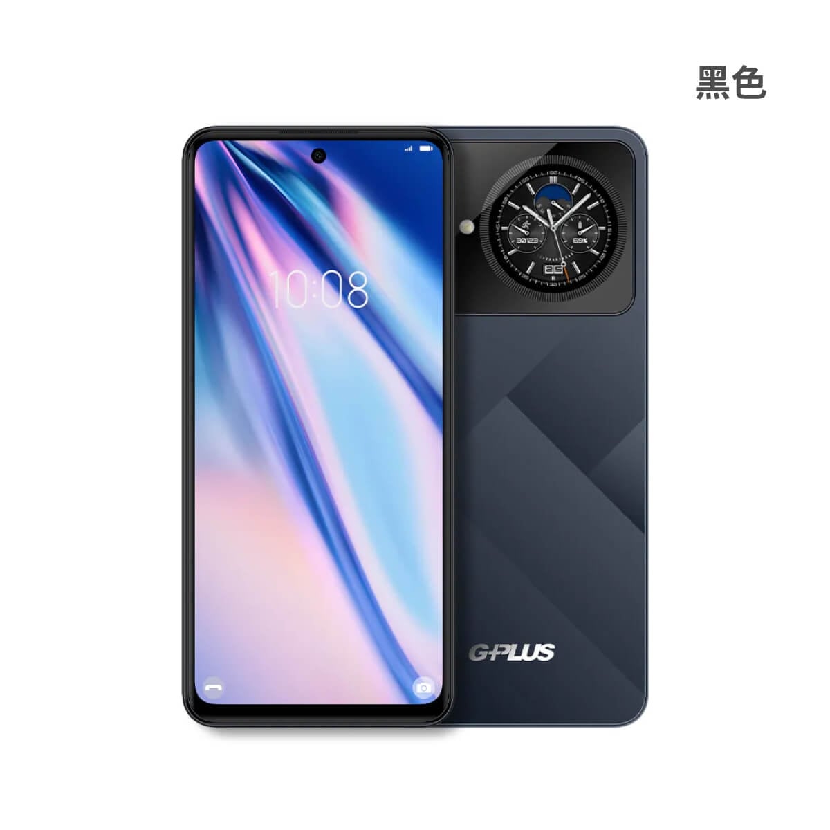 G-PLUS A6 (6G/256G) 黑色正反面外觀圖