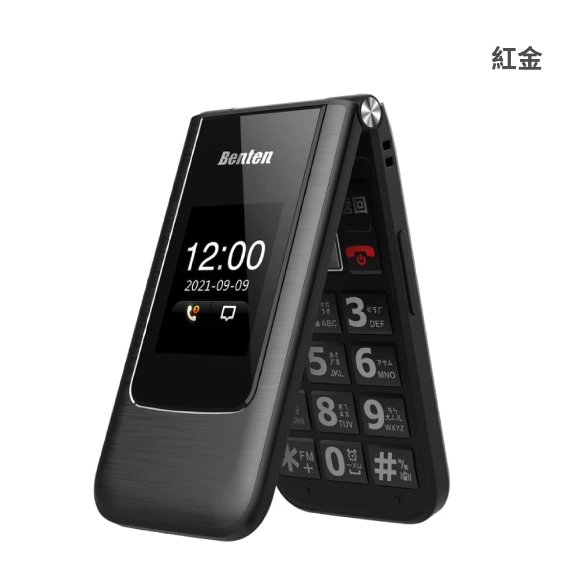 Benten F62+ 黑色正反面外觀圖