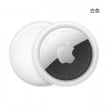 Apple AirTag 2代 追蹤器展示，白色正反面外觀圖