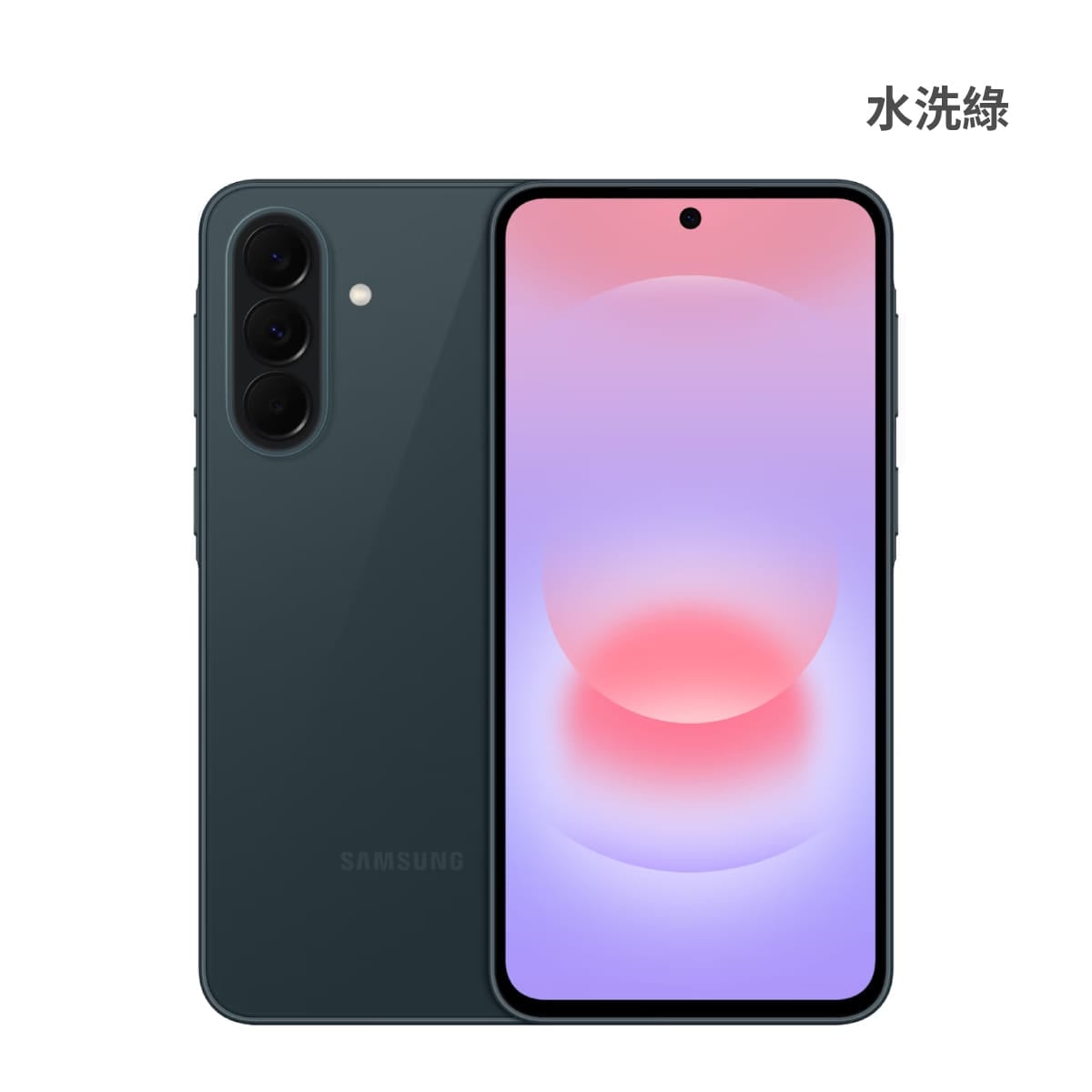 SAMSUNG Galaxy A37 (8G/256G) 水洗綠色正反面外觀圖