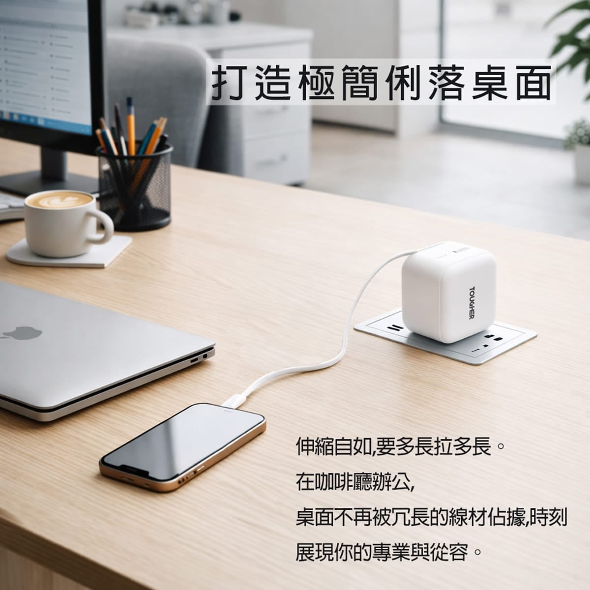 TOUGHER Gan 35W Retractable Power Supply Charger Features - 8
