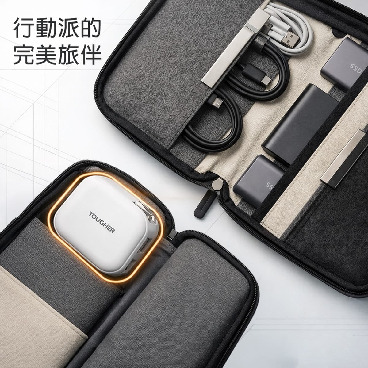 TOUGHER Gan 35W Retractable Power Supply Charger Features - 7